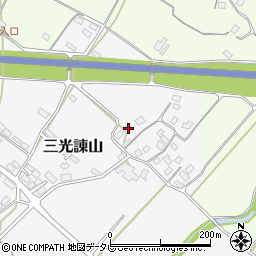大分県中津市三光諌山832周辺の地図