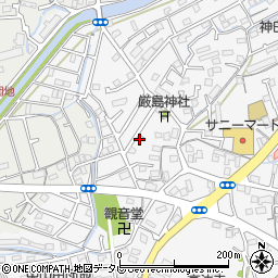 高知県高知市神田446-21周辺の地図
