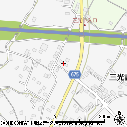 大分県中津市三光諌山1288周辺の地図