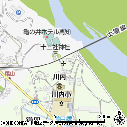 高知県吾川郡いの町鎌田162周辺の地図