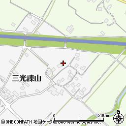 大分県中津市三光諌山836-1周辺の地図