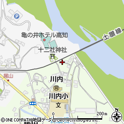 高知県吾川郡いの町鎌田160周辺の地図