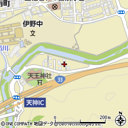 高知県吾川郡いの町6121周辺の地図