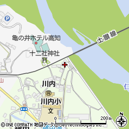 高知県吾川郡いの町鎌田148周辺の地図