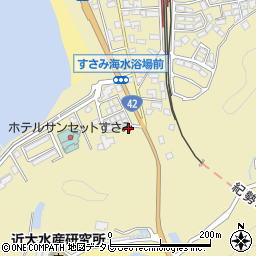 和歌山県西牟婁郡すさみ町周参見5350-12周辺の地図