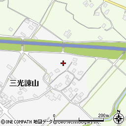 大分県中津市三光諌山837周辺の地図