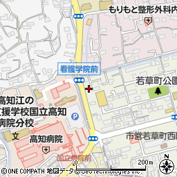 高知県高知市若草町16-42周辺の地図