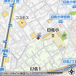 福岡横手周辺の地図