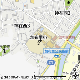 糸島市立加布里小学校周辺の地図