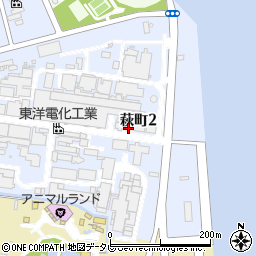 高知県高知市萩町周辺の地図