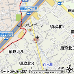 ペビーカレッジ（ＰｅｂｙＣｏｌｌｅｇｅ）福岡春日キャンパス周辺の地図
