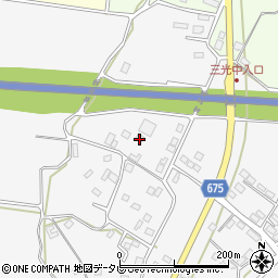 大分県中津市三光諌山1340周辺の地図