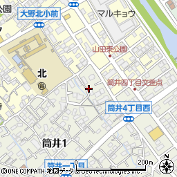 福岡県大野城市筒井1丁目20-30周辺の地図