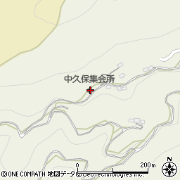 愛媛県大洲市新谷1232周辺の地図