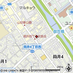 福岡県大野城市筒井4丁目2-2周辺の地図
