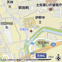 高知県吾川郡いの町1102周辺の地図