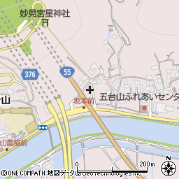 高知県高知市五台山2912-2周辺の地図