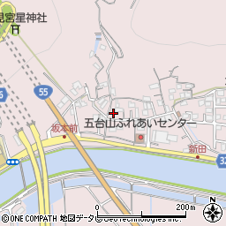 高知県高知市五台山3062周辺の地図
