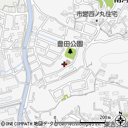 豊田集会場周辺の地図