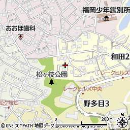 和田2号公園周辺の地図