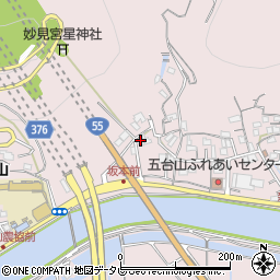 高知県高知市五台山2915周辺の地図