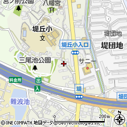 福岡県福岡市城南区堤周辺の地図