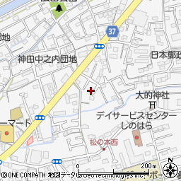 高知県高知市神田845-19周辺の地図