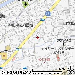 高知県高知市神田845-22周辺の地図