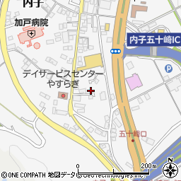 愛媛県喜多郡内子町内子727周辺の地図