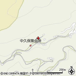 愛媛県大洲市新谷甲1258周辺の地図