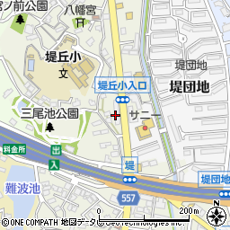 珈道庵　堤店周辺の地図