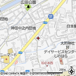 高知県高知市神田845-18周辺の地図