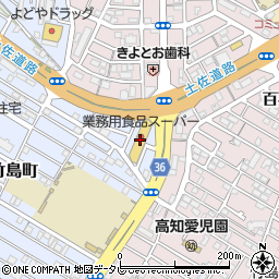 四国銀行業務用食品スーパー百石店 ＡＴＭ周辺の地図