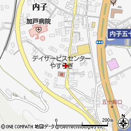 愛媛県喜多郡内子町内子718周辺の地図