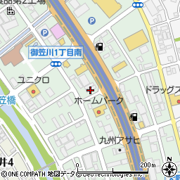 宇都宮内科医院周辺の地図