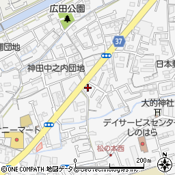 高知県高知市神田845周辺の地図