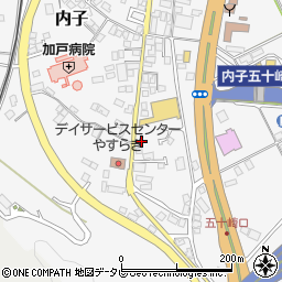愛媛県喜多郡内子町内子723周辺の地図