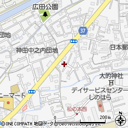 高知県高知市神田845-47周辺の地図