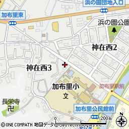 福岡県糸島市神在西周辺の地図