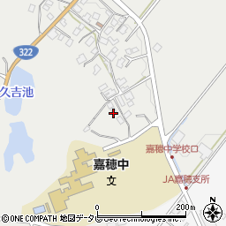 福岡県嘉麻市上西郷400-1周辺の地図