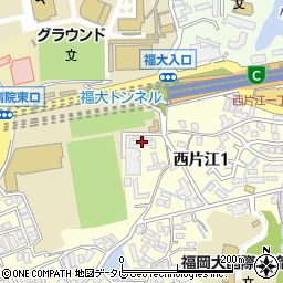 福岡大合宿所周辺の地図