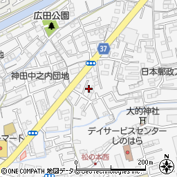 高知県高知市神田845-35周辺の地図