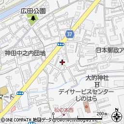 高知県高知市神田845-67周辺の地図