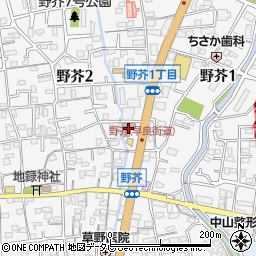 福岡市立田隈公民館周辺の地図
