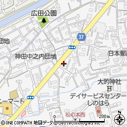 高知県高知市神田845-30周辺の地図