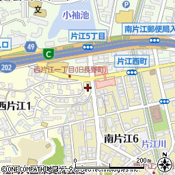 セブンイレブン福大片江店周辺の地図
