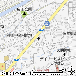 高知県高知市神田845-61周辺の地図