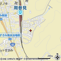 和歌山県西牟婁郡すさみ町周参見4453周辺の地図