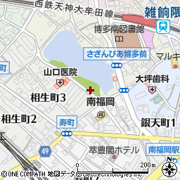 中尾公園トイレ周辺の地図