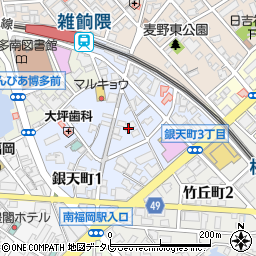 銀天町商店街振興組合周辺の地図
